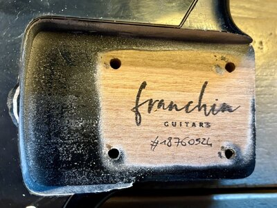 Jazz Bass Body - Franchin - loaded