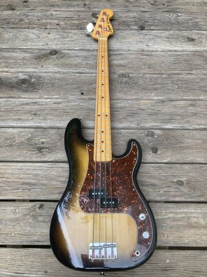 Squier JV Precision Bass - Sunburst - 1983 - MIJ - Time Machine