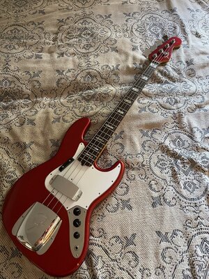 Fender 50th Anniversary Ltd Edition Jazz Bass - Candy Apple Red