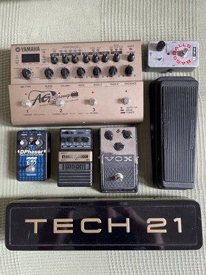 Effektgeräte EBS, Tech21, EHX, Yamaha, …