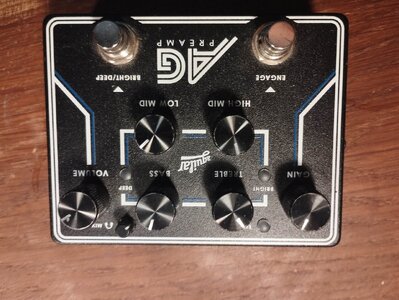 Lehle, Aguilar, Weeboh, Darkglass, Orange (Pedalboard)