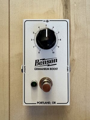 Benson Germanium Boost snow white mit OVP