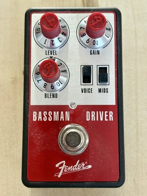 Fender Bassman Driver, neuwertig mit OVP