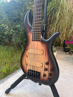 F Bass BN5 Brown Burst (ungespielt und de facto neu) nur 4.4kg