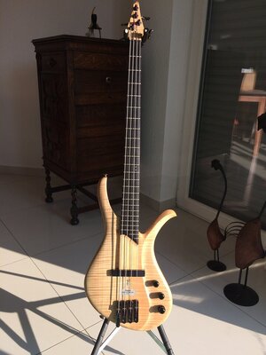 Erstbesitz - 1992er Original Rolf Spuler Ibanez Affirma AFR 104 limitierte Serie, D-Tuner