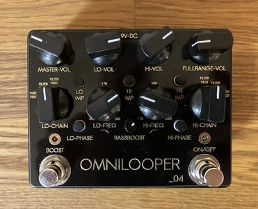 Omnilooper samt Kabel, Effektgerät um Loops zu mischen