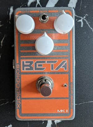 SolidGoldFX Beta MK II - bass overdrive/preamp