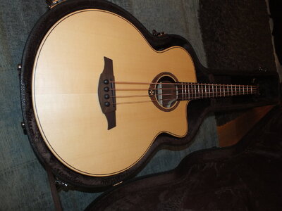 LAG TRAMONTANE T 177 BCE ACOUSTIC BASS ----NEU---incl neuem ORTEGA KOFFER....