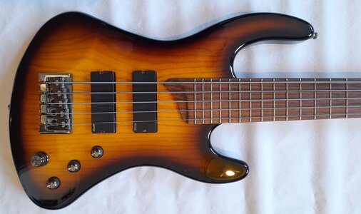 Esh Sovereign Bassgitarre E-Bass Bass sunburst 5-Saiter