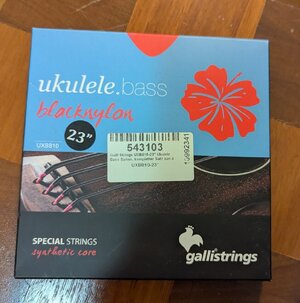 Nylonsaiten für Bass Ukulele, 23,5'', neuwertig