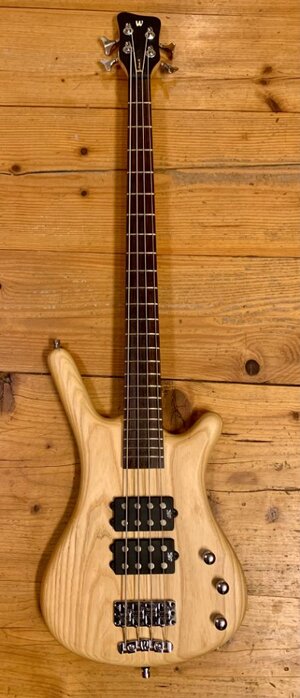 Warwick RB Corvette "Double Buck" natural/rosewood