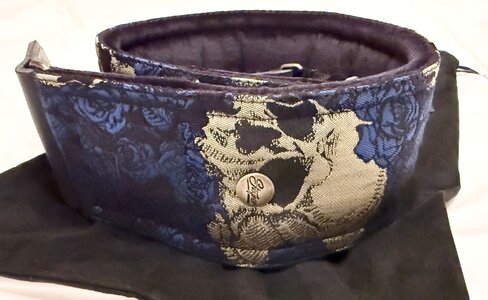 Steyner Straps Bassgurt 8cm SKULL BLUE wie neu
