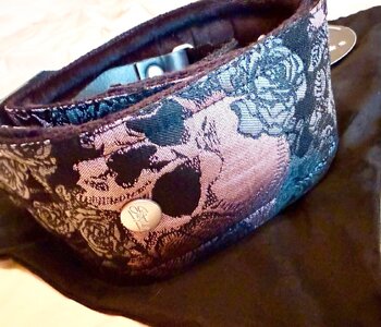 Steyner Straps Bassgurt 8cm SKULL BLACK wie neu