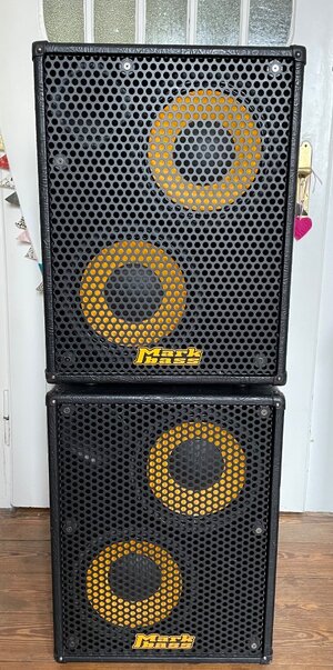 Markbass Club 102, 2x 10er Box 13kg, Lederbezug