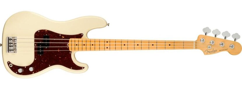 Fender American Professional II Precision Bass mit Maple Neck in Olympic White gesucht