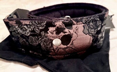 Steyner Straps Bassgurt 8cm SKULL BLACK neuwertig