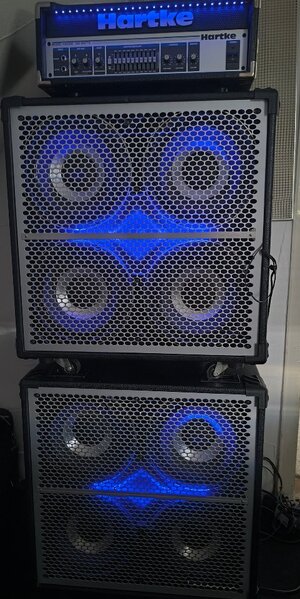 Hartke Full Stack HA 5500 2x Hydrive 410 modifiziert eventuell auch als Half Stack
