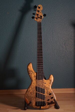Sandberg Panther Special 5 mit Buckeyeburl Decke und 35“ Mensur