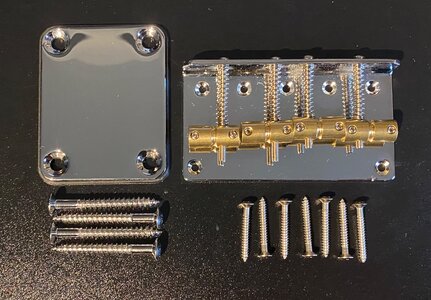 Bass Bridge, Neck Plate & Zubehör