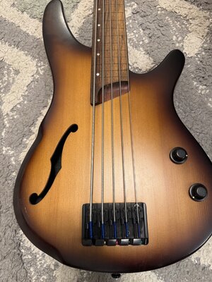 Fretless Ibanez Bass Workshop SRH505F