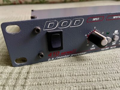 DOD 410 II, Parametric EQ, 2x Notch Filter, Low Cut