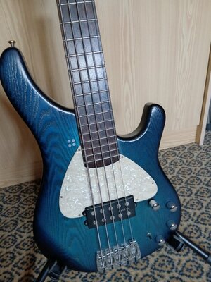 SANDBERG  "Basic" / 5- Saiter / blue burst / Baujahr 2004 im traumhaften Zustand abzugeben!