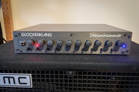 GLOCKENKLANG STEAMHAMMER | Class D Bass Verstärker + Tasche