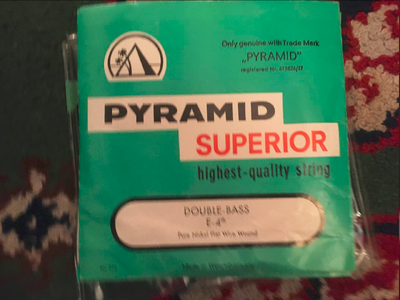 Kontrabass Saiten Pyramid Superior E A D G new-old-stock Originalverpackt - NEU