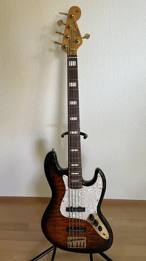 Jazz-Bass 5-Saiter SX Custom Vintage Handmade Series