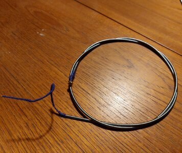 Ernie ball cobalt flatwound B-string (free)