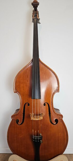 Pöllmann 4saiter Kontrabass in 3/4Größe, BJ 1971