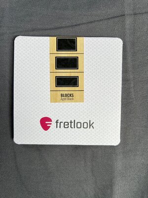 Fretlook Blookinlays schwarz