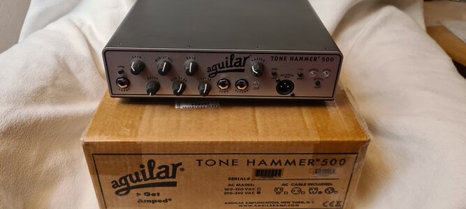 Aguilar Tone Hammer 500 mit silent Lüfter Mod