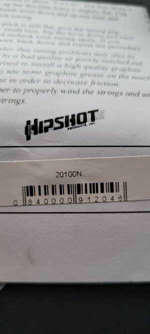 Hipshot D-Tuner H20100N (für Stingray...)