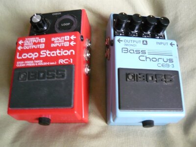 Bossy Boss CEB-3 Chorus (Pink Label Analog Version) RC-1 Loop Station (Stereo)