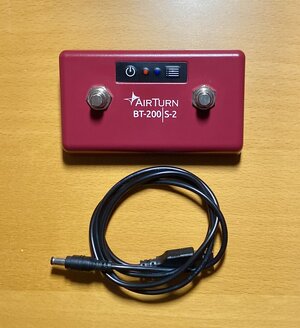 AirTurn BT200 S-2 Bluetooth Controller - nicht für Apple iOS 26 verwendbar