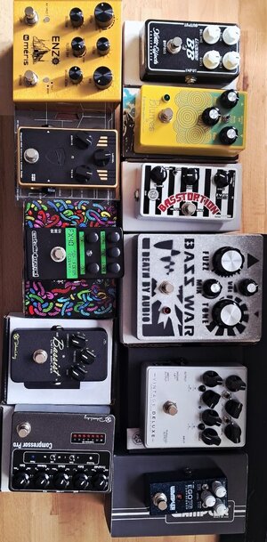 Darkglass, Keeley, ZVEX, Meris vieles mehrBass Effekte