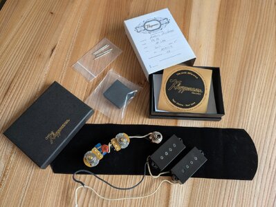 Kloppmann PB 63 P-Bass Pickup (aged) mit hochwertiger Elektrik