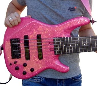 YAMAHA TRB-6P Pink Sparkle Custom Finish