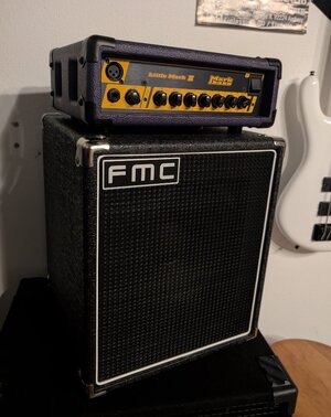 Marlkbass Little Mark II + Headshell + FMC 110 F2 Tolex und Downfire