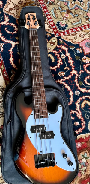 Kala U Bass Solid Body 4-Str FL Ukulele Flatwound Saiten