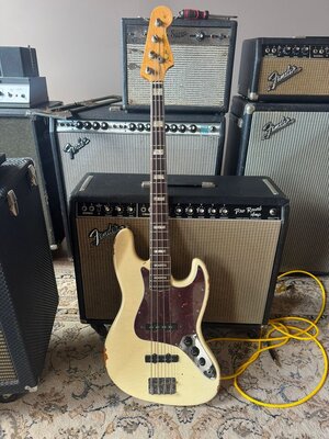 Fender Precision Bass 1966 with Lolly Pops