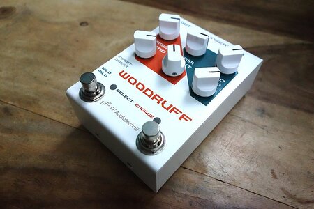 FF-Audiotechnik Woodruff Bass Fuzz Distortion Overdrive Pedal