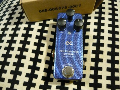 One Control Prussian Blue Reverb Pedal
