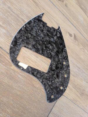 Music Man StingRay 5 Pickguard Schlagbrett Black Ripple MusicMan