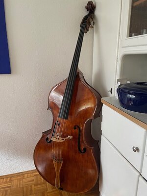 3/4 Kontrabass massiv 104cm D-Mensur