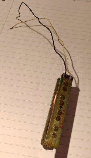 1974 Fender Jazz bass neck pickup