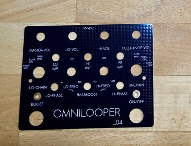 Faceplate für den Omnilooper