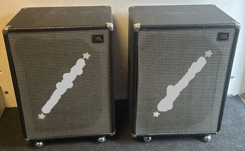 2 Stück JBL BB 140 Bass Boxen – beide 15” Speaker defekt