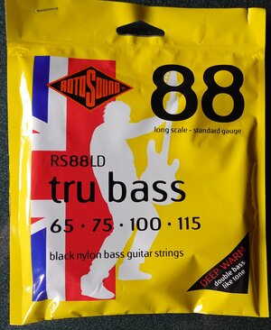 RotoSound RS88LD tru bass 65,75,100,115 black nylon wound